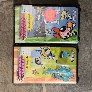 Set of 2, The Powerpuff Girls VHS Tapes